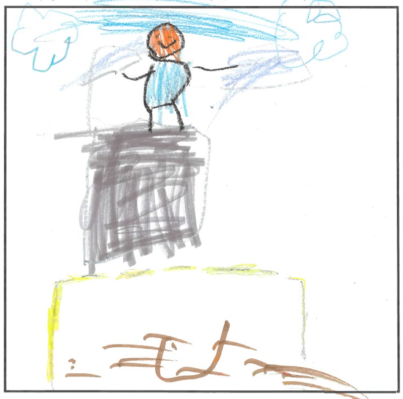 I’m at the playground drawing by RDNow participant