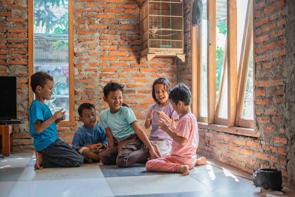 children playing