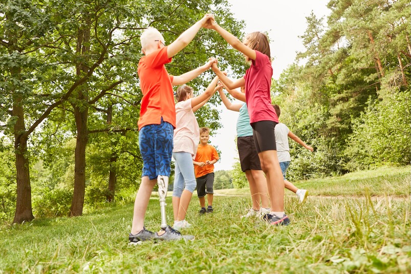 children playing
