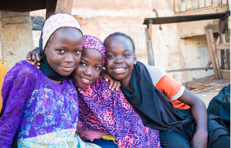 Children smiling