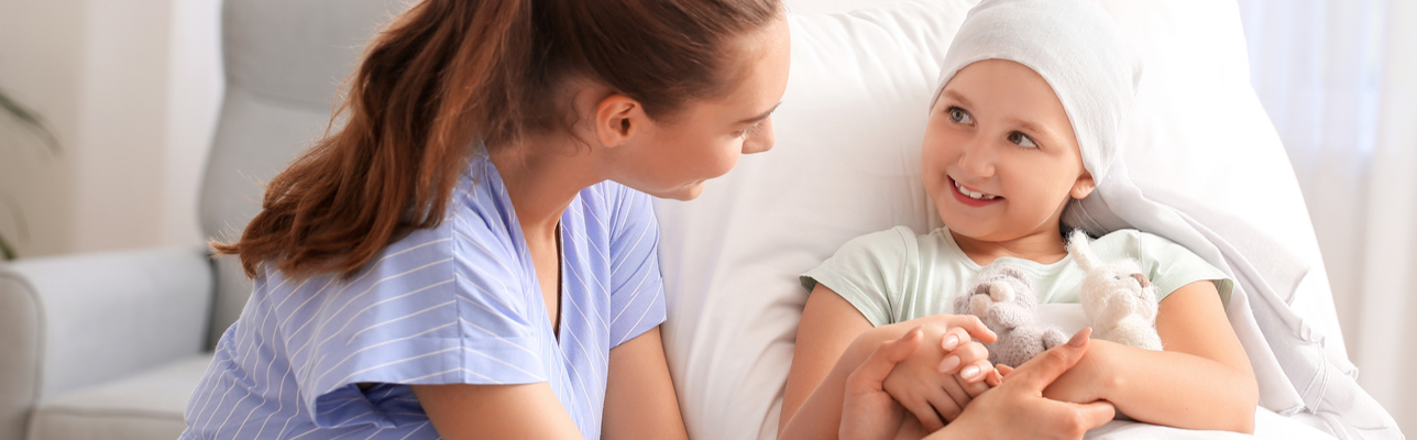 Child receiving care