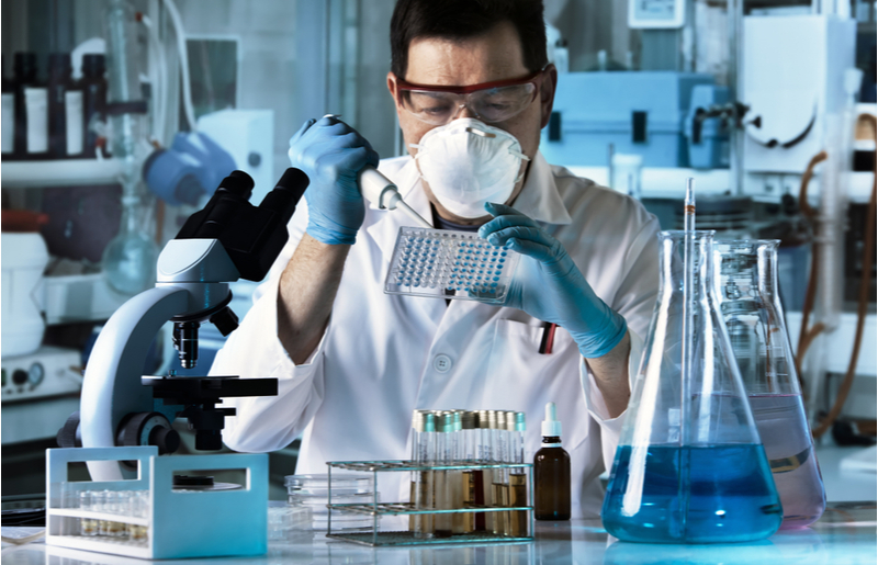 Scientist in the laboratory