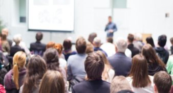 Students in lecture theatre