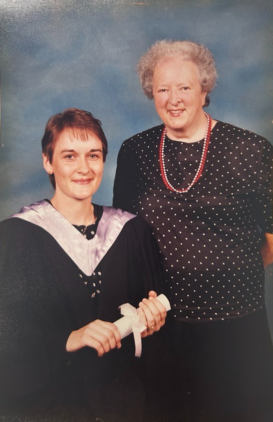 Lauren Knight left with Patricia Mary Gleeson