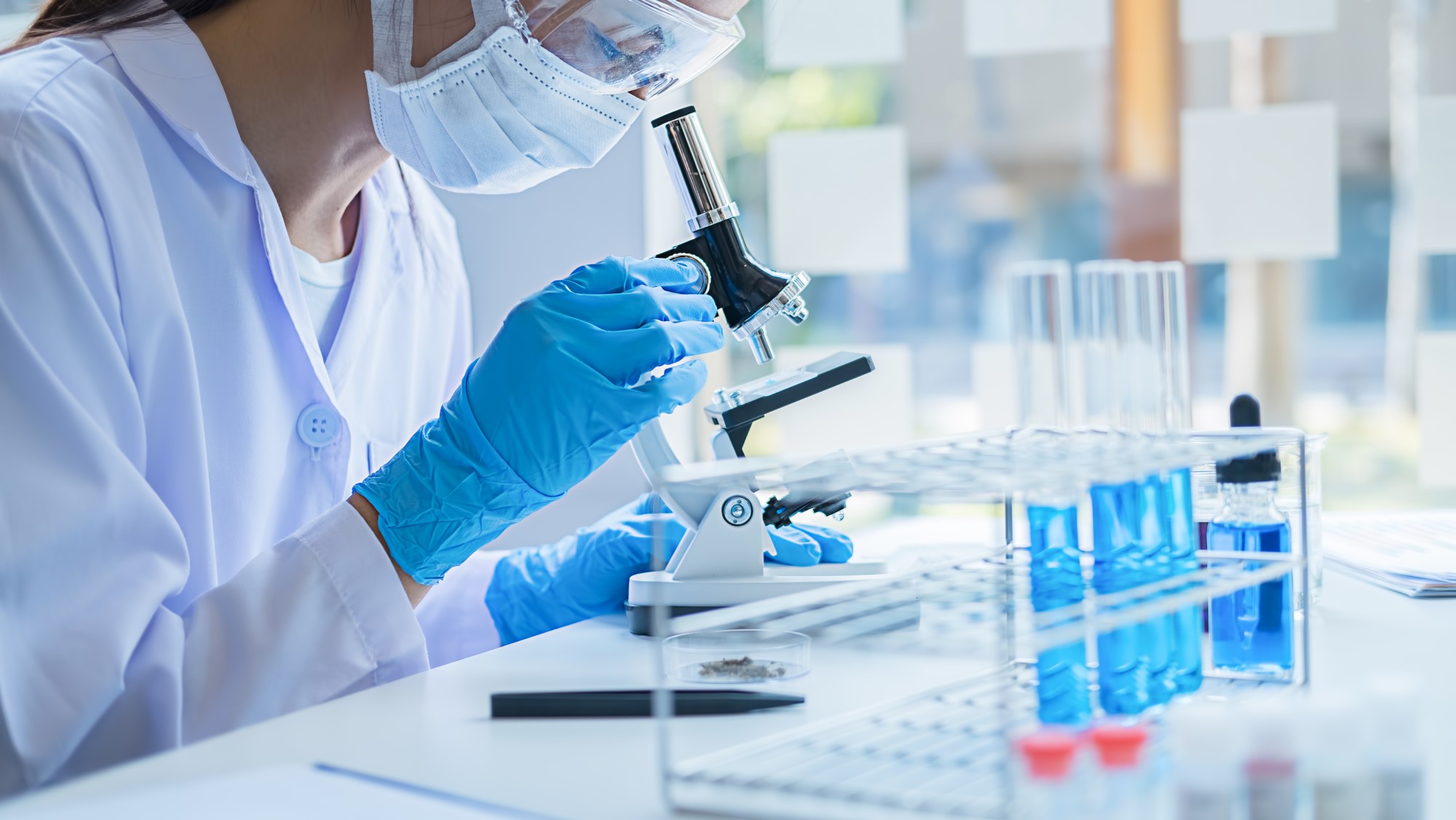 researcher in lab